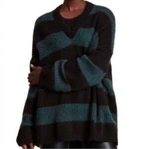 All Saints Sweaters All Saints Nwot Lou Sparkle V Neck Striped